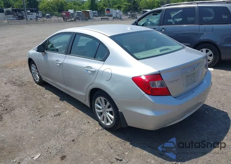 2012 Honda Civic Ex-L from USA, damaged, VIN 19XFB2F96CE038298